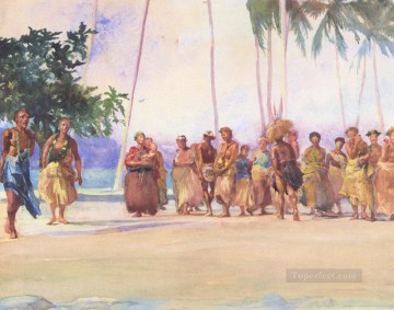Bahía de Fagaloa Samoa John LaFarge Pinturas al óleo
